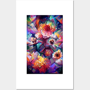 Flower Kaleidoscope Posters and Art